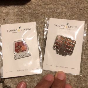 Young Living two pins